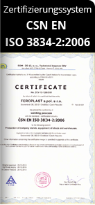 Zertifizierungssystem CSN EN ISO 3834-2:2006